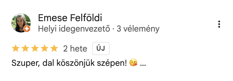 Egyedi ajándék - személyre szabott dalok - review 9 Egyedi ajándék - személyre szabott dalok - review 9