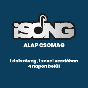 iSong alap csomag - 1 személyre szóló ajándék dal - 4 nap alatt