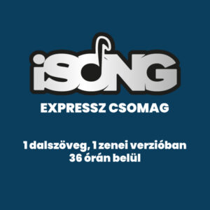 iSong expressz csomag - 1 személyre szóló ajándék dal - 36 óra alatt